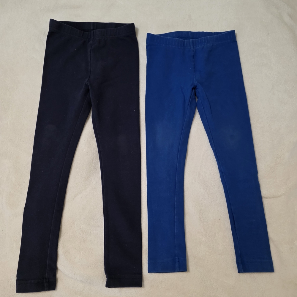 Hanna Anderson Kids Navy Blue and Blue Leggings